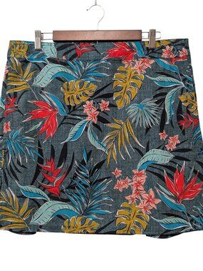 Ripskirt Womens Size XL Bali Jungle Tropical Hook Loop Adjustable Coverup Skirt